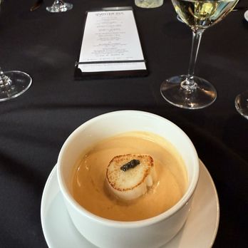 Seven Glaciers Restaurant - Lobster bisque - New American Near Me - Girdwood, Alaska