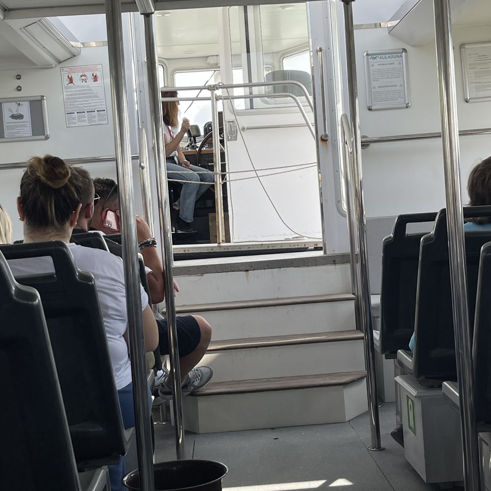 Alilaguna - The woman who is not kind. The tour guide. You better listen or else!! - Public Transportation Near Me - Venezia, VE Alilaguna - The woman who is not kind. The tour guide. You better listen or else!! - Public Transportation Near Me - Venezia, VE