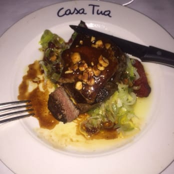 Casa Tua - Tenderloin with foie gras! - Italian Near Me - Miami Beach, Florida