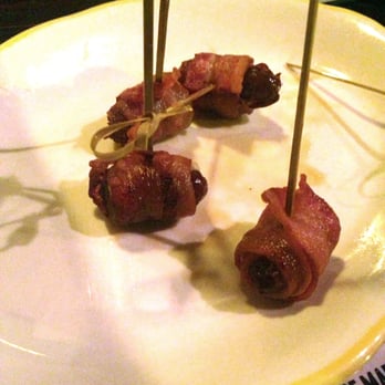 Casual Habana Cafe - Dates stuffed w/cabrales cheese and wrapped in bacon - Cuban Near Me - Hackensack, New Jersey