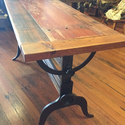 Olde Town Antiques - Beautiful old drafting bottom with handcrafted top!