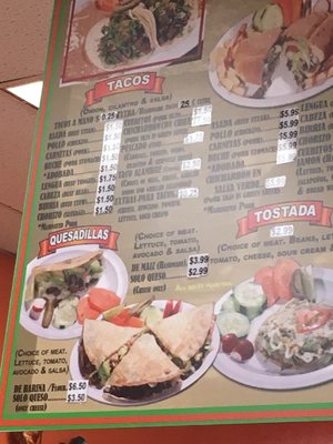 Menu photo 7 Rico's Tacos El Primo Riverside, CA