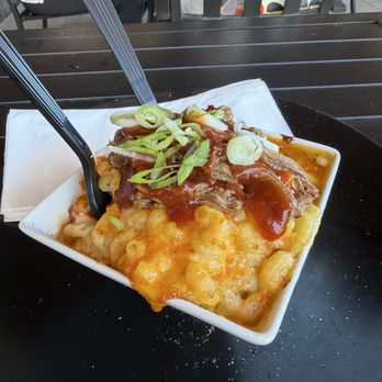 Rapids Brewery - Mac Attack - Mac w/ BBQ Brisket - Pizza Near Me - Grand Rapids, Minnesota Rapids Brewery - Mac Attack - Mac w/ BBQ Brisket - Pizza Near Me - Grand Rapids, Minnesota