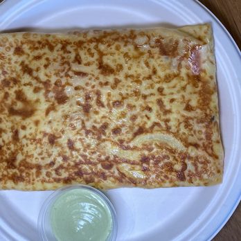 Fraise Cafe - In love with their savory crepes !! This is the BONJOUR Breakfast Crepe w/ 2 Eggs, Bacon, and hot melted Cheddar - Creperies Near Me - Fullerton, California Fraise Cafe - In love with their savory crepes !! This is the BONJOUR Breakfast Crepe w/ 2 Eggs, Bacon, and hot melted Cheddar - Creperies Near Me - Fullerton, California