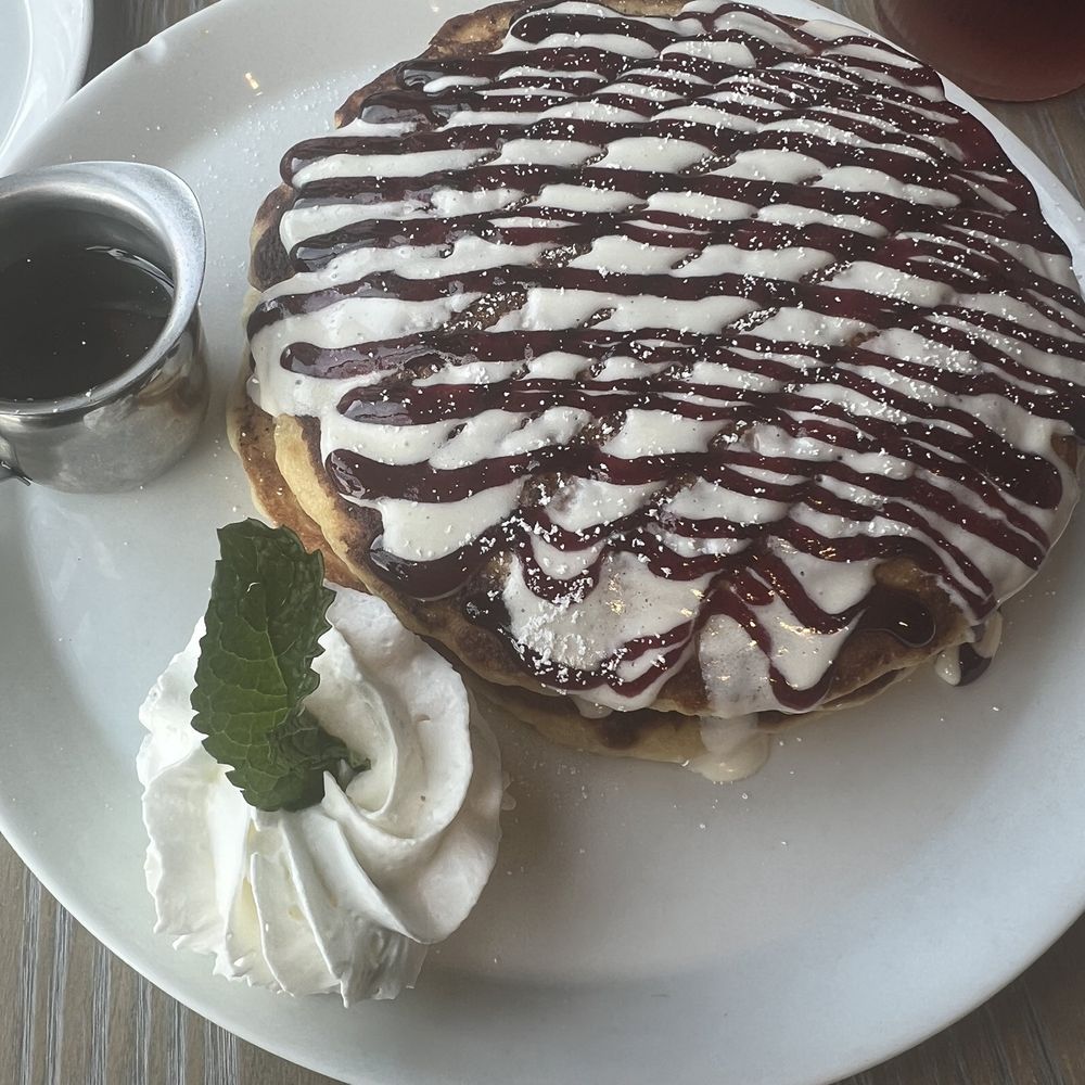 The Hen - Raspberry cheesecake pancakes - Breakfast & Brunch Near Me - Ann Arbor, Michigan The Hen - Raspberry cheesecake pancakes - Breakfast & Brunch Near Me - Ann Arbor, Michigan