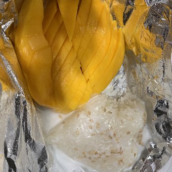 Khun 9 Thai Kitchen - To-go mango with sticky rice. Sooo yummy! - Thai Near Me - Torrance, California