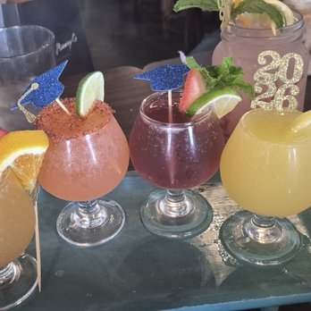 Toasted - Mimosa flight. Loved them all!! - Breakfast & Brunch Near Me - Bakersfield, California