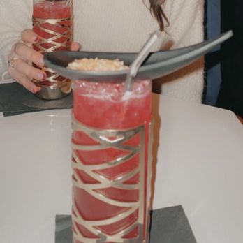 Bad Luck Bar - Poprocks drink on menu (w/ watermelon) - Cocktail Bars Near Me - Detroit, Michigan