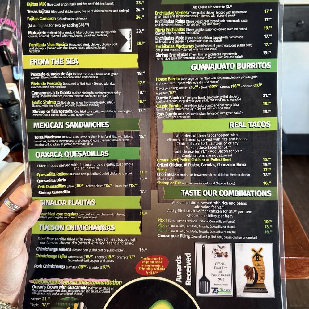 Guacamole Mexican Grill - Menu - Mexican Near Me - Orlando, Florida Guacamole Mexican Grill - Menu - Mexican Near Me - Orlando, Florida