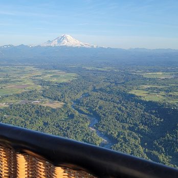 Seattle Ballooning - View from the basket - Hot Air Balloons Near Me - Burien, Washington