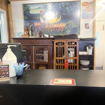 Thai Bamboo Restaurant - Lovely art throughout. - Thai Near Me - Spokane Valley, Washington