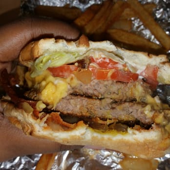 Five Guys - Bacon cheeseburger - Burgers Near Me - Baton Rouge, Louisiana