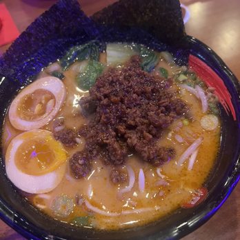 Bakudan Ramen - Spicy Miso with ground pork - Ramen Near Me - San Antonio, Texas Bakudan Ramen - Spicy Miso with ground pork - Ramen Near Me - San Antonio, Texas