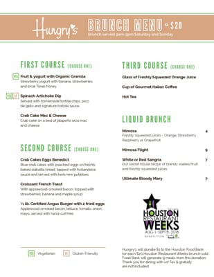 Menu photo 6 Hungry's Houston, TX