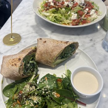 Spring Cafe Aspen - Falafel Wrap and Huevos Rancheros - Vegetarian Near Me - New York, New York