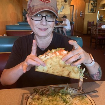 Ramon's Mexican Restaurant - My smoking hot wife about to eat her Grande Taco. - Mexican Near Me - Rosamond, California