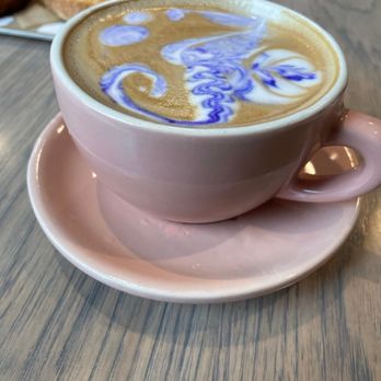 Kasama - Oh, hot yam latte - Filipino Near Me - Chicago, Illinois