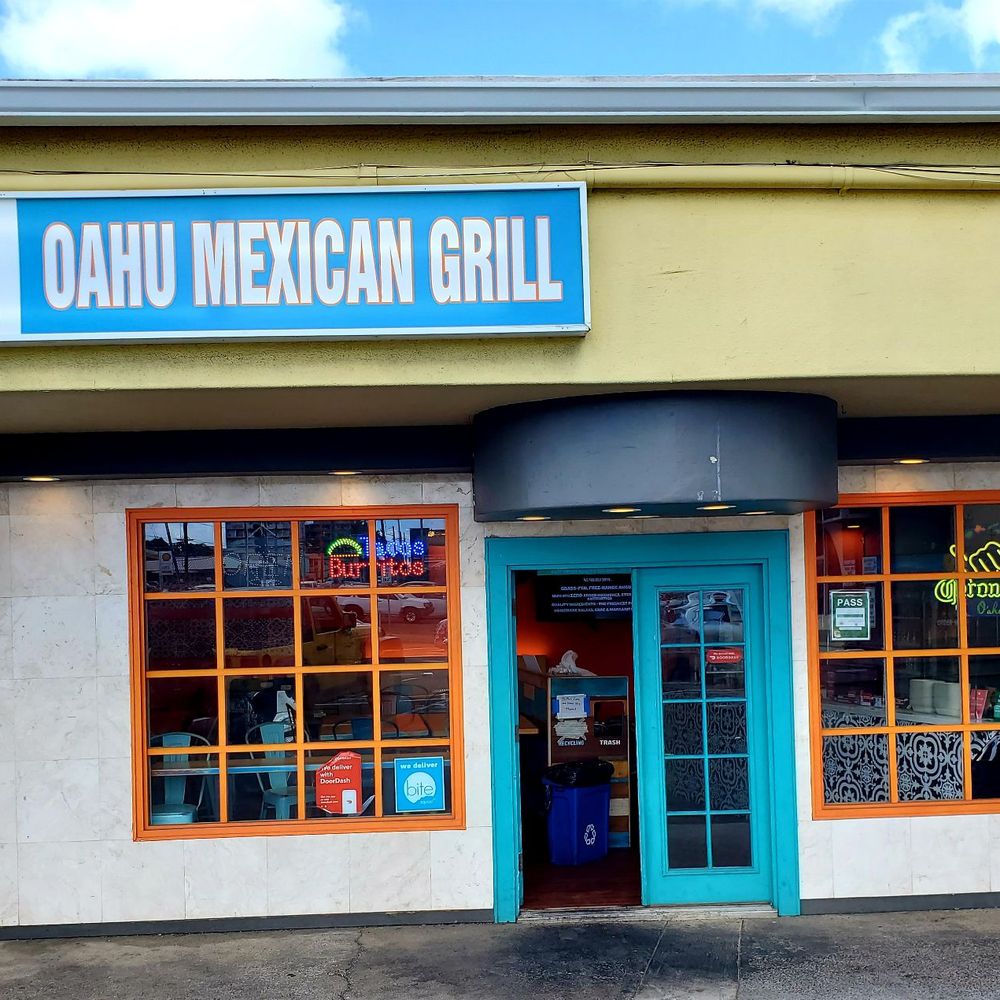 Oahu Mexican Grill - Entrance area of OMG. - Mexican Near Me - Honolulu, Hawaii