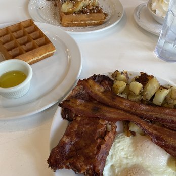 More Than Waffles - Hash and eggs! Def would recommend :) - Breakfast & Brunch Near Me - Encino, California