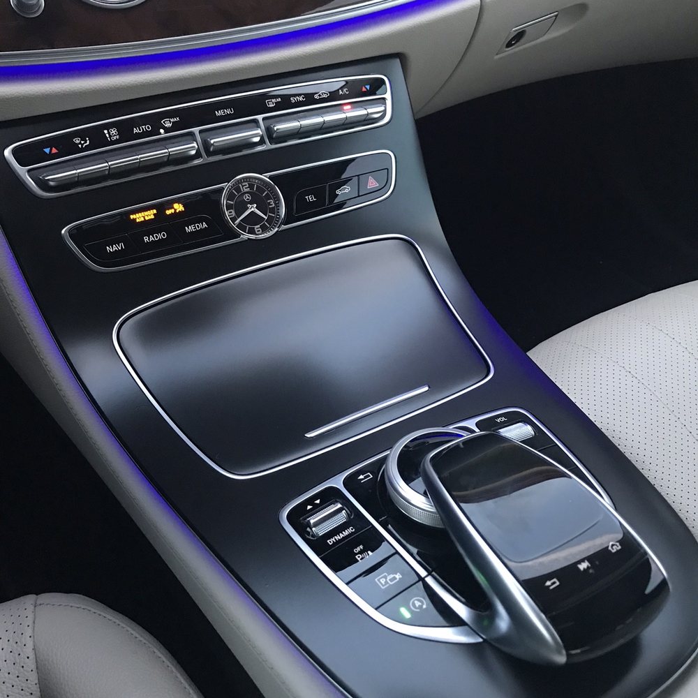 Wrap Legacy - Center console wrap of Mercedes Benz E-300 - Auto Customization Near Me - Upland, California Wrap Legacy - Center console wrap of Mercedes Benz E-300 - Auto Customization Near Me - Upland, California