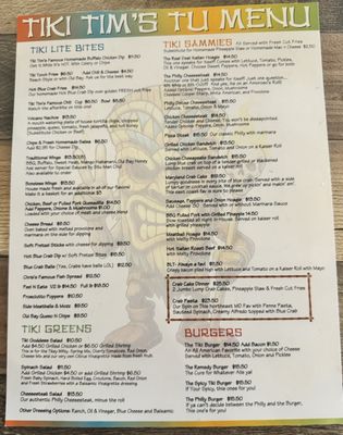 Menu photo 1 Tiki Tim’s TU Pinellas Park, FL