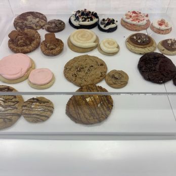 Crumbl - Concord - Display case. The S'mores in the bottom left is one of their original creations and was our favorite. - Bakeries Near Me - Concord, California Crumbl - Concord - Display case. The S'mores in the bottom left is one of their original creations and was our favorite. - Bakeries Near Me - Concord, California
