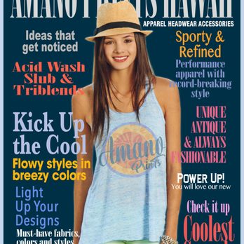 Amano Prints - CALL FOR FREE CATALOG - Screen Printing Near Me - Honolulu, Hawaii