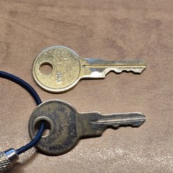 West End Lock - Hard to duplicate shed key.