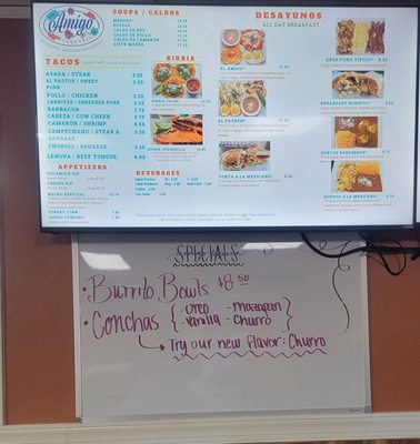 Menu photo 5 Amigo Taqueria Kannapolis, NC