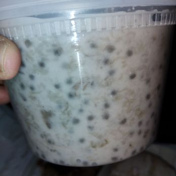 El Rubio's Jr Market - Sua Fia (I hope that's right) coconut milk, banana, and tapioca - Mexican Near Me - Long Beach, California
