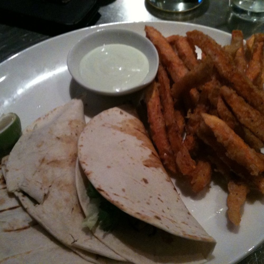 Yokozuna - Fish tacos with tempura style sweet potato fries. - Japanese Near Me - Tulsa, Oklahoma Yokozuna - Fish tacos with tempura style sweet potato fries. - Japanese Near Me - Tulsa, Oklahoma