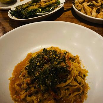 The Americano Restaurant - Trenette All'aragosta (Lobster Pasta) - Italian Near Me - Scottsdale, Arizona The Americano Restaurant - Trenette All'aragosta (Lobster Pasta) - Italian Near Me - Scottsdale, Arizona