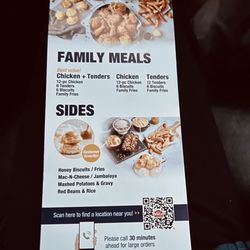 Krispy Krunchy Chicken - Menu
