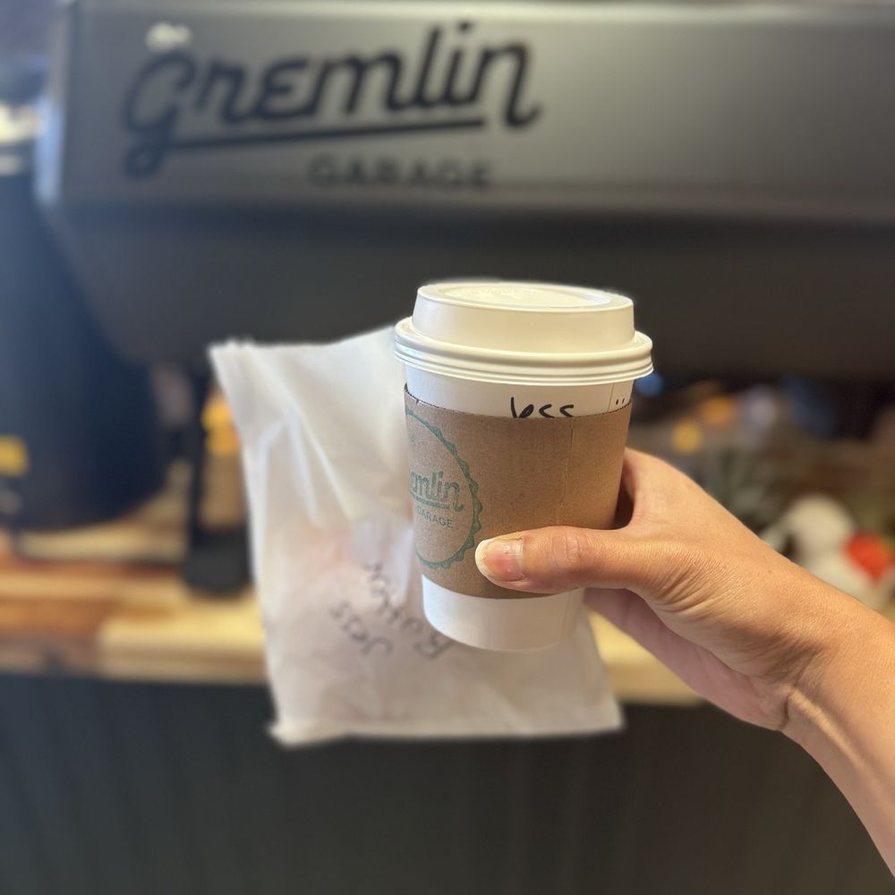 Gremlin Garage - Burnt Honey Latte - Coffee & Tea Near Me - Costa Mesa, California Gremlin Garage - Burnt Honey Latte - Coffee & Tea Near Me - Costa Mesa, California