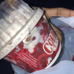 Messy cup no napkins