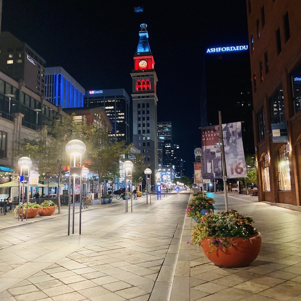 16th Street - Tonight!!! My current view. So busy inside everywhere, empty outside!! - Shopping Centers Near Me - Denver, Colorado 16th Street - Tonight!!! My current view. So busy inside everywhere, empty outside!! - Shopping Centers Near Me - Denver, Colorado