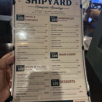 The Shipyard - Menu - Sports Bars Near Me - Muskegon, Michigan The Shipyard - Menu - Sports Bars Near Me - Muskegon, Michigan