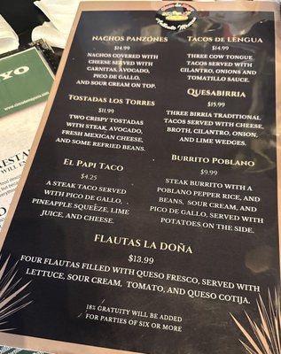 Menu photo 3 Cinco de mayo Authentic Mexican Restaurant Palm Coast, FL Menu photo 3 Cinco de mayo Authentic Mexican Restaurant Palm Coast, FL