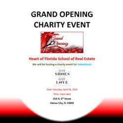 Heart of Florida School of Real Estate - Grand Opening and Charity Event Heart of Florida School of Real Estate