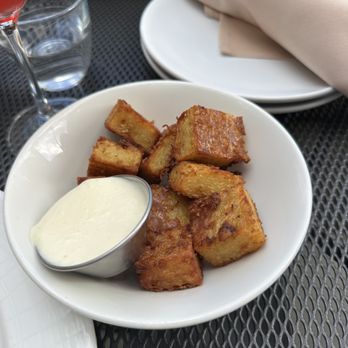 Table, Donkey and Stick - Potato Latkes - Modern European Near Me - Chicago, Illinois Table, Donkey and Stick - Potato Latkes - Modern European Near Me - Chicago, Illinois