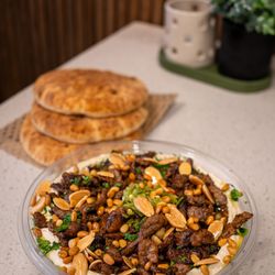 Sababa Falafel Shop - Rib Eye Hummus