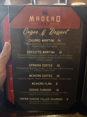 Menu photo 7 Madero 1899 Fullerton, CA