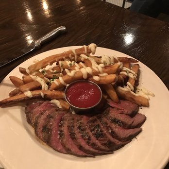 Shine - Steak Frites .... very tender and crunchy fries - New American Near Me - Hendersonville, North Carolina