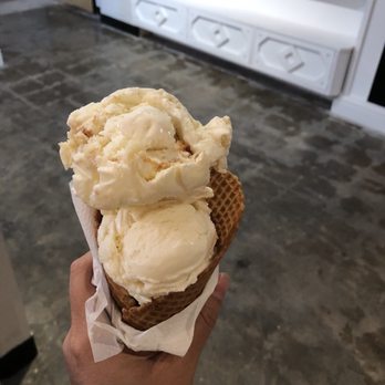 milk + sugar - 2 scoops w cone - Ice Cream & Frozen Yogurt Near Me - Houston, Texas