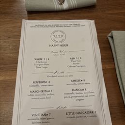 Happy Hour Menu Happy Hour Menu