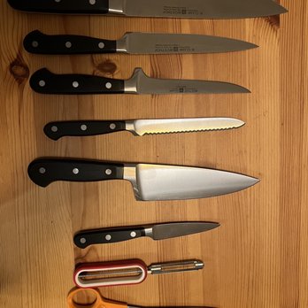 Daniel's Sharpening - All the items I had Daniel sharpen for me - Knife Sharpening Near Me