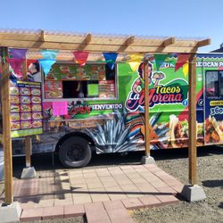 Tacos La Morena - The food truck with little pergola (across the street from Rite Aid)