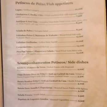 Taberna Açor - Fosh/seafood appetizer menu - Tabernas Near Me - Ponta Delgada, 20 Taberna Açor - Fosh/seafood appetizer menu - Tabernas Near Me - Ponta Delgada, 20