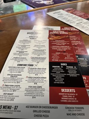 Menu photo 1 Boonedocks Tusk & Tavern Union, KY Menu photo 1 Boonedocks Tusk & Tavern Union, KY