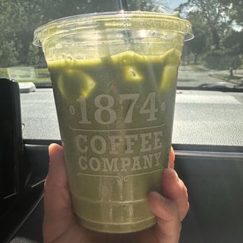1874 Coffee - Pistachio Rose Matcha! - Coffee & Tea Near Me - Fanwood, New Jersey